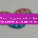 Biomass energy solutions in Michigan: sources, sustainability, and economic benefits