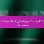 Challenges Facing Michigan Energy Policy Enforcement