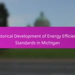 Historical Development of Energy Efficiency Standards in Michigan
