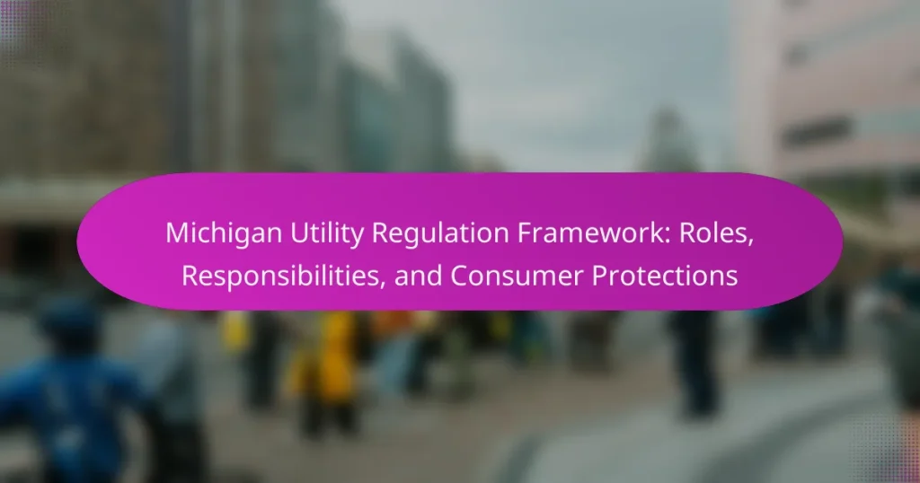 Michigan Utility Regulation Framework: Roles, Responsibilities, and Consumer Protections