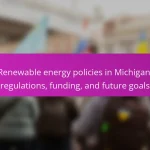 Renewable energy policies in Michigan: regulations, funding, and future goals