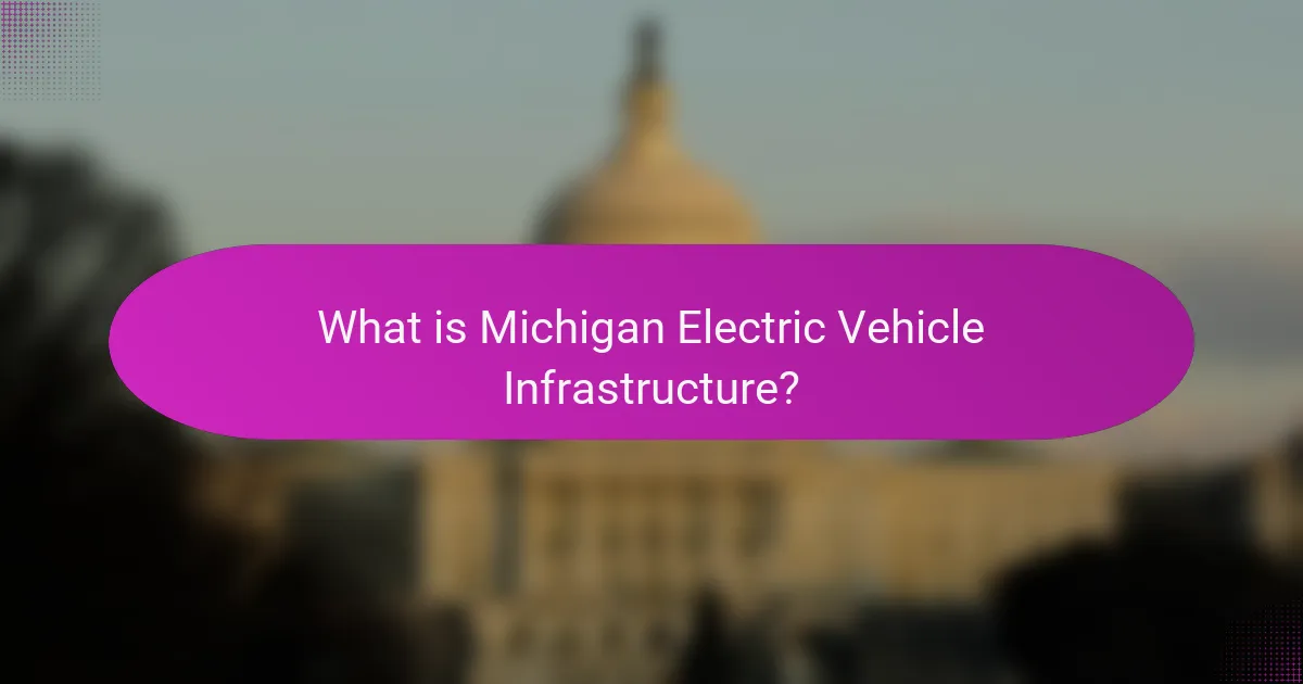 What is Michigan Electric Vehicle Infrastructure?